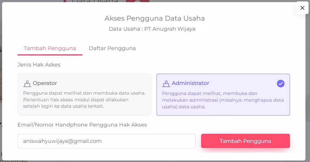 cara tambah pengguna akun Accurate Online cara tambah pengguna akun Accurate Online