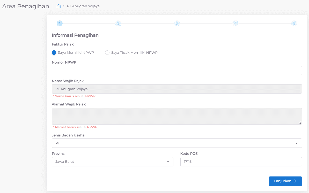 Aktivasi Database Accurate Online