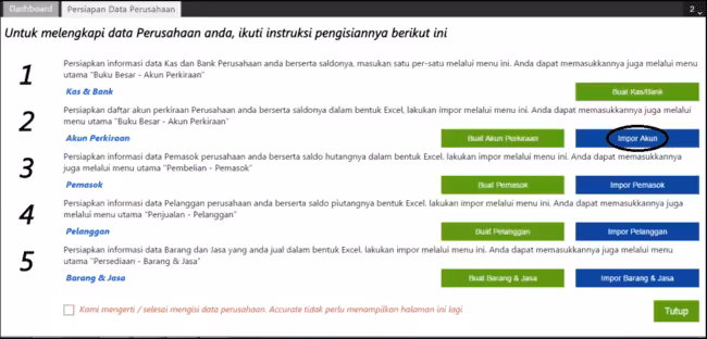Import Data Akun Accurate Online