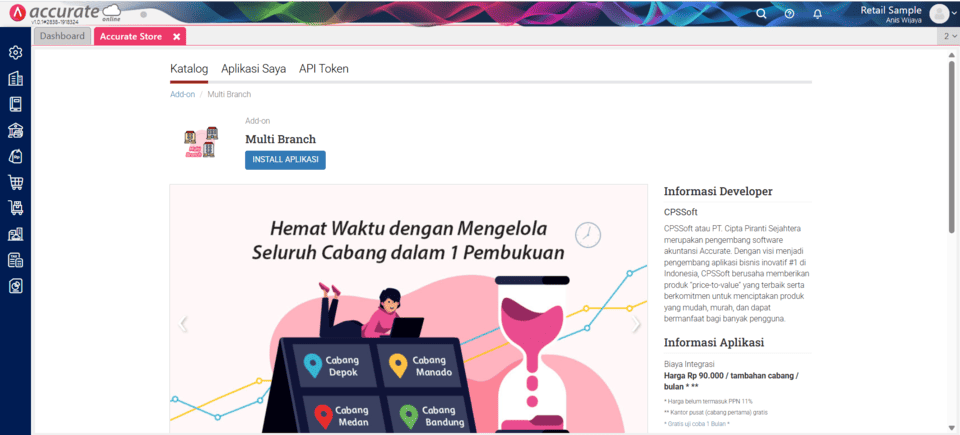 fitur cabang di Accurate Online fitur cabang di Accurate Online