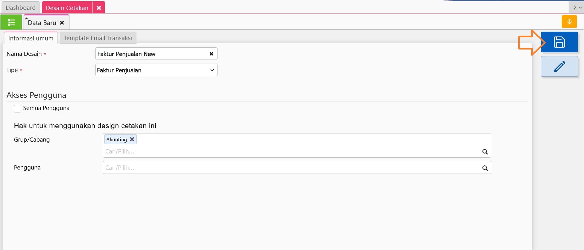 fitur desain cetakan di accurate online
