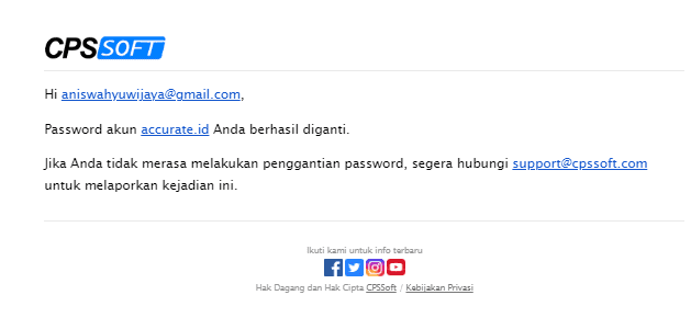 Cara Ganti Password Akun di Accurate Online
