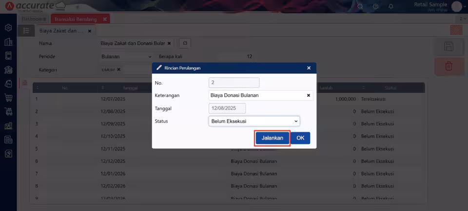 fitur transaksi berulang di accurate online