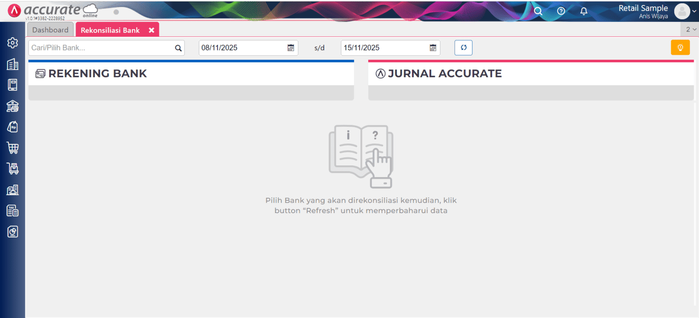 fitur rekonsiliasi bank di Accurate Online