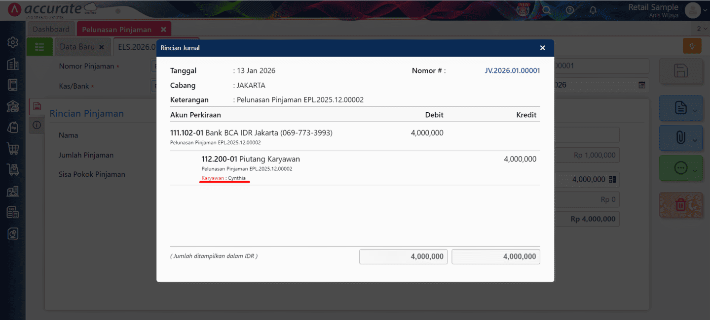 membuat pelunasan pinjaman di Accurate Online membuat pelunasan pinjaman di Accurate Online