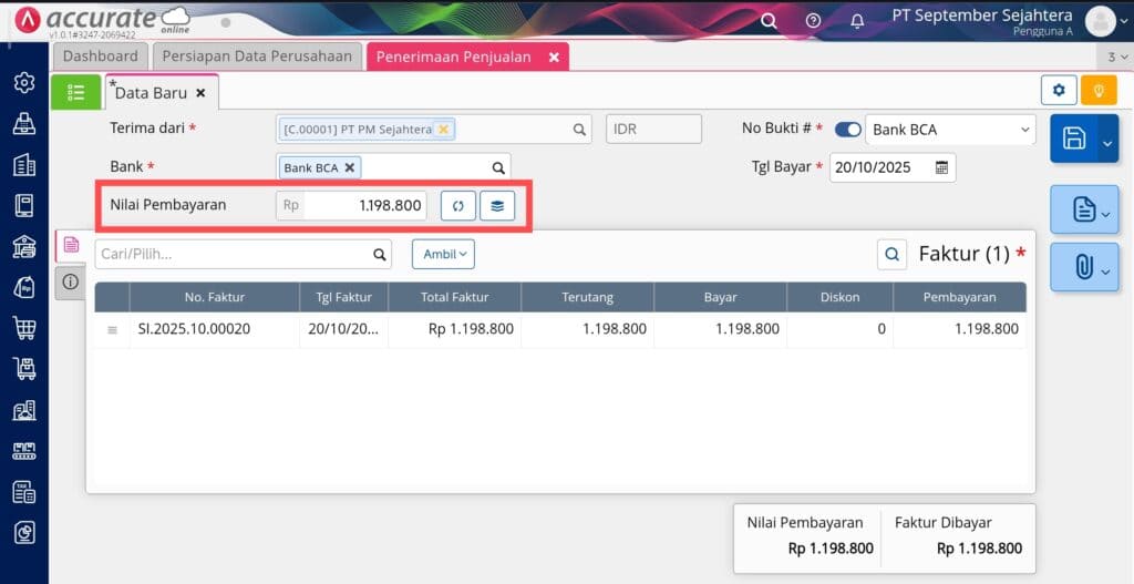 membuat pesanan penjualan dengan uang muka di Accurate Online membuat pesanan penjualan dengan uang muka di Accurate Online