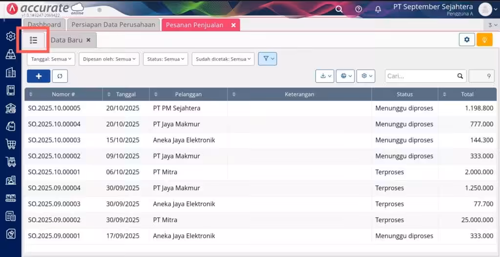 menutup pesanan penjualan di accurate online
