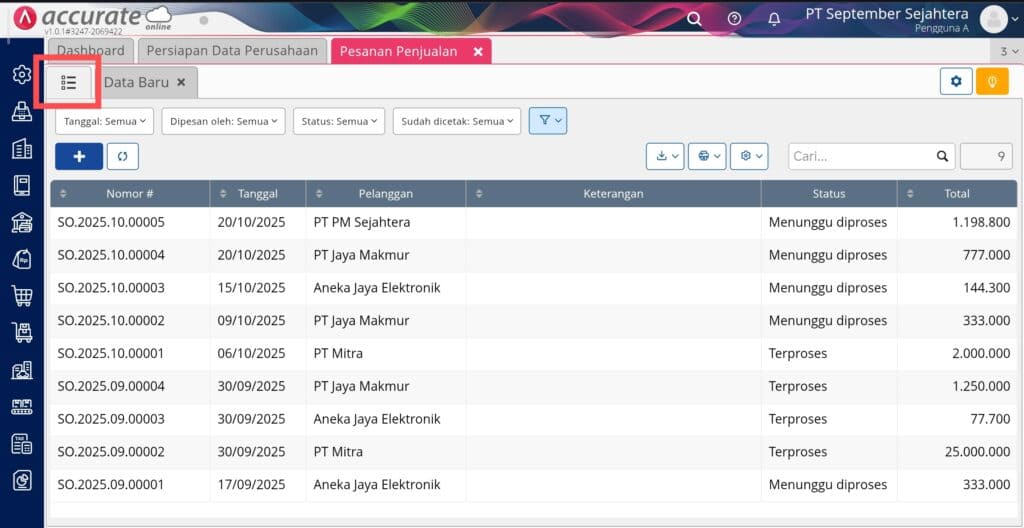 menutup pesanan penjualan di accurate online