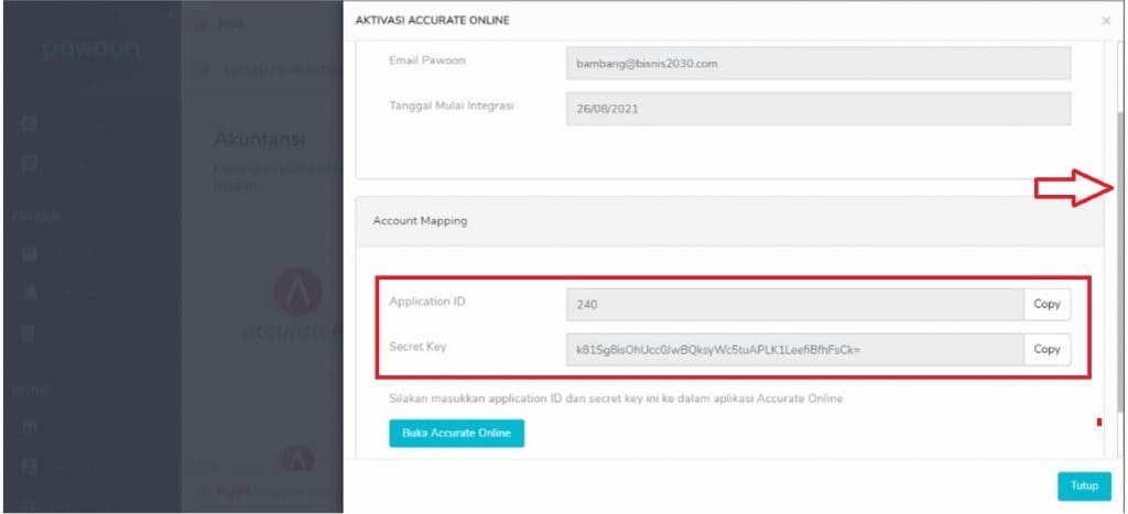 integrasi Accurate Online dengan Pawoon Pos