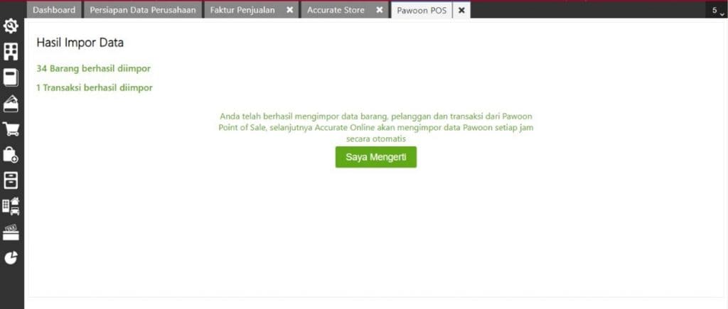 integrasi Accurate Online dengan Pawoon Pos