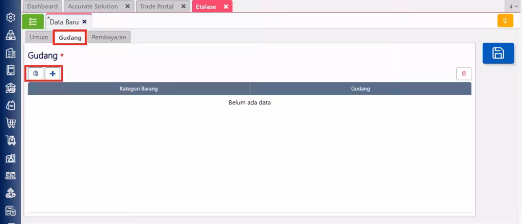 Membuat etalase toko di Trade Portal Membuat etalase toko di Trade Portal