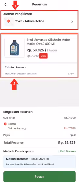 Membuat Pesanan di Trade Portal Accurate Online