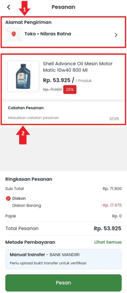 Membuat Pesanan di Trade Portal Accurate Online