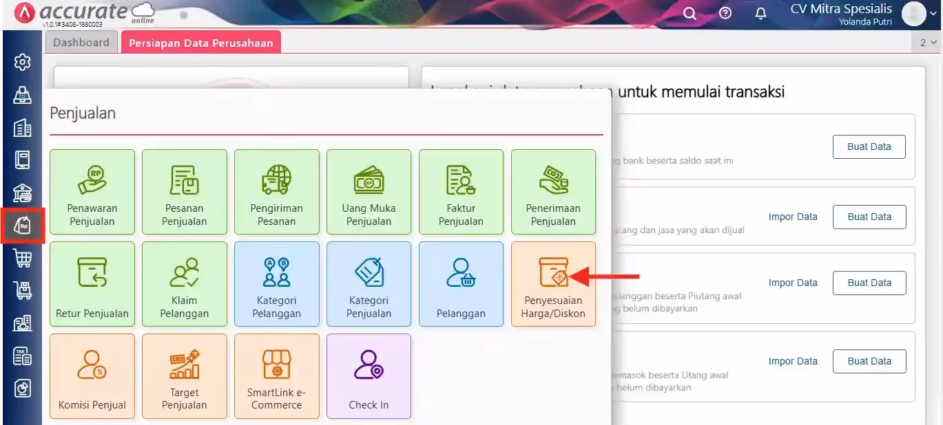 membuat penyesuaian harga grosir untuk kebutuhan membuat harga grosir berdasarkan kuantitas penjualan