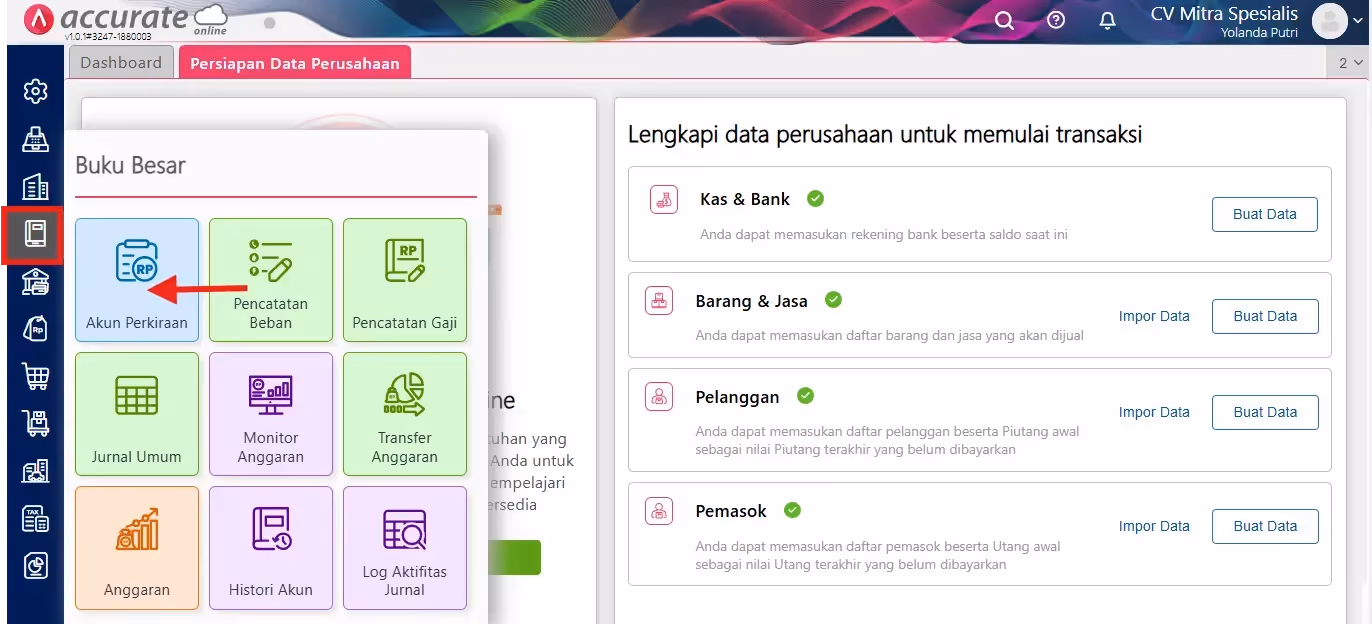 membuat penjualan gift vocher ke pelanggan 001