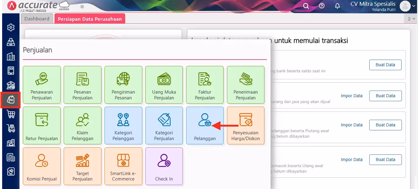 membuat penjualan gift vocher ke pelanggan 003