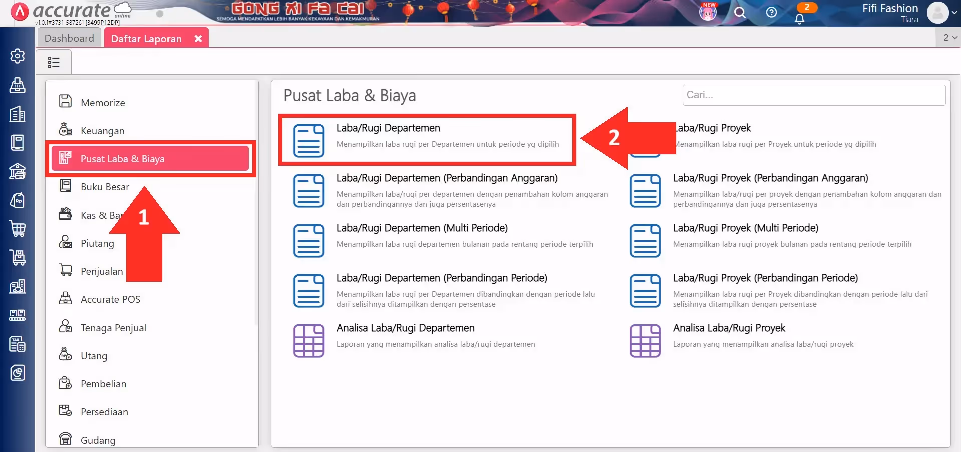 membuat laporan laba rugi dan penjualan per marketplace 006